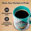 Silver Buffalo Harry Potter Hogwarts Slytherin House Crest Ceramic Mug, 14 Ounces(14oz Slytherin House Crest)