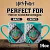 Silver Buffalo Harry Potter Hogwarts Slytherin House Crest Ceramic Mug, 14 Ounces(14oz Slytherin House Crest)