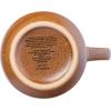 Silver Buffalo Lord of The Rings Elven Text High Gloss Reactive Glaze Tapered Pottery Mug,18 Ounces(Green/Brown/Multi)