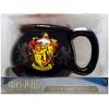 Silver Buffalo Lord of The Rings Elven Text High Gloss Reactive Glaze Tapered Pottery Mug,18 Ounces(Gryffindor)