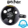 Silver Buffalo Lord of The Rings Elven Text High Gloss Reactive Glaze Tapered Pottery Mug,18 Ounces(Hogwarts School)