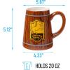 Silver Buffalo Lord of The Rings Elven Text High Gloss Reactive Glaze Tapered Pottery Mug,18 Ounces(Lord of the Rings)