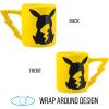 Silver Buffalo Pokemon Snorlax But First Coffee Ceramic Mug, 20 Ounces(20oz Pikachu Lightening Bolt Sculpted)
