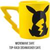 Silver Buffalo Pokemon Snorlax But First Coffee Ceramic Mug, 20 Ounces(20oz Pikachu Lightening Bolt Sculpted)