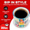 Silver Buffalo Pokemon Snorlax But First Coffee Ceramic Mug, 20 Ounces(20oz Pokemon Character Grid)