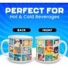 Silver Buffalo Pokemon Snorlax But First Coffee Ceramic Mug, 20 Ounces(20oz Pokemon Character Grid)