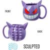 Silver Buffalo Pokemon Snorlax But First Coffee Ceramic Mug, 20 Ounces(Purple/Multi)