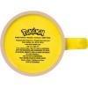 Silver Buffalo Pokemon Snorlax But First Coffee Ceramic Mug, 20 Ounces(Yellow/Black)