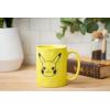 Silver Buffalo Pokemon Snorlax But First Coffee Ceramic Mug, 20 Ounces(Yellow/Black)