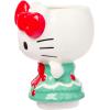 Silver Buffalo Sanrio Hello Kitty Pink Bow Ceramic 3D Sculpted Mug, 20 Ounces(Hello Kitty Christmas Tree Dress)