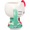 Silver Buffalo Sanrio Hello Kitty Pink Bow Ceramic 3D Sculpted Mug, 20 Ounces(Hello Kitty Christmas Tree Dress)