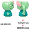 Silver Buffalo Sanrio Hello Kitty Pink Bow Ceramic 3D Sculpted Mug, 20 Ounces(Hello Kitty Frankenstein Halloween Costume)