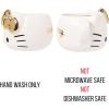 Silver Buffalo Sanrio Hello Kitty Pink Bow Ceramic 3D Sculpted Mug, 20 Ounces(Hello Kitty Gold Chrome Bow)