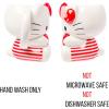 Silver Buffalo Sanrio Hello Kitty Pink Bow Ceramic 3D Sculpted Mug, 20 Ounces(Hello Kitty Holding Love Heart)