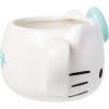 Silver Buffalo Sanrio Hello Kitty Pink Bow Ceramic 3D Sculpted Mug, 20 Ounces(Hello Kitty Light Blue Bow)