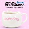 Silver Buffalo Sanrio Hello Kitty Pink Bow Ceramic 3D Sculpted Mug, 20 Ounces(Hello Kitty Pink Bow)