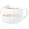 Silver Buffalo Sanrio Hello Kitty Pink Bow Ceramic 3D Sculpted Mug, 20 Ounces(Hello Kitty Rose Gold Details)