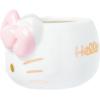 Silver Buffalo Sanrio Hello Kitty Pink Bow Ceramic 3D Sculpted Mug, 20 Ounces(Hello Kitty Rose Gold Details)