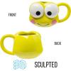 Silver Buffalo Sanrio Hello Kitty Pink Bow Ceramic 3D Sculpted Mug, 20 Ounces(Hello Kitty and Friends)