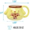 Silver Buffalo Sanrio Hello Kitty Pink Bow Ceramic 3D Sculpted Mug, 20 Ounces(Pompompurin)