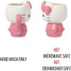 Silver Buffalo Sanrio Hello Kitty Pink Bow Ceramic 3D Sculpted Mug, 20 Ounces(Sanrio Hello Kitty Halloween Spooky Pink Skeleton)
