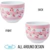 Silver Buffalo Sanrio Hello Kitty Strawberry Milk Japanese Character Ceramic Ramen Noodle Rice Bowl with Chopsticks, Microwave Safe, Pink, 20 Ounces(Hello Kitty Strawberry Milk Pattern)