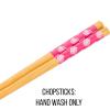 Silver Buffalo Sanrio Hello Kitty Strawberry Milk Japanese Character Ceramic Ramen Noodle Rice Bowl with Chopsticks, Microwave Safe, Pink, 20 Ounces(Hello Kitty Strawberry Milk Pattern)