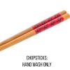 Silver Buffalo Sanrio Hello Kitty Strawberry Milk Japanese Character Ceramic Ramen Noodle Rice Bowl with Chopsticks, Microwave Safe, Pink, 20 Ounces(Hello Kitty)
