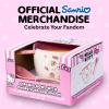 Silver Buffalo Sanrio Hello Kitty Strawberry Milk Japanese Character Ceramic Ramen Noodle Rice Bowl with Chopsticks, Microwave Safe, Pink, 20 Ounces(Hello Kitty Apples and Cinnamon Spoon)