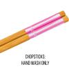 Silver Buffalo Sanrio Hello Kitty Strawberry Milk Japanese Character Ceramic Ramen Noodle Rice Bowl with Chopsticks, Microwave Safe, Pink, 20 Ounces(Hello Kitty Pastel Colored)