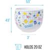 Silver Buffalo Sanrio Hello Kitty and Friends Kuromi Ceramic Ramen Noodle Rice Bowl with Chopsticks, Microwave Safe, 20 Ounces(Hello Kitty and Friends Graph)