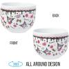 Silver Buffalo Sanrio Hello Kitty and Friends Kuromi Ceramic Ramen Noodle Rice Bowl with Chopsticks, Microwave Safe, 20 Ounces(Kuromi Chocolate and Cherry)