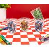 Silver Buffalo SpongeBob SquarePants Featuring Gary Poses Floral Krabby Patty 4 Pack Mini Glass Set, 1.5 Ounces(Avengers Highlight)