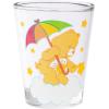Silver Buffalo SpongeBob SquarePants Featuring Gary Poses Floral Krabby Patty 4 Pack Mini Glass Set, 1.5 Ounces(Care Bears on Clouds)