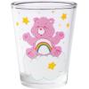Silver Buffalo SpongeBob SquarePants Featuring Gary Poses Floral Krabby Patty 4 Pack Mini Glass Set, 1.5 Ounces(Care Bears on Clouds)