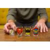Silver Buffalo SpongeBob SquarePants Featuring Gary Poses Floral Krabby Patty 4 Pack Mini Glass Set, 1.5 Ounces(DC Comics Justice League)