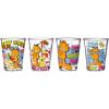 Silver Buffalo SpongeBob SquarePants Featuring Gary Poses Floral Krabby Patty 4 Pack Mini Glass Set, 1.5 Ounces(Garfield)