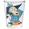 Silver Buffalo SpongeBob SquarePants Featuring Gary Poses Floral Krabby Patty 4 Pack Mini Glass Set, 1.5 Ounces(Nickelodeon Retro Characters)
