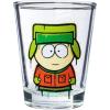 Silver Buffalo SpongeBob SquarePants Featuring Gary Poses Floral Krabby Patty 4 Pack Mini Glass Set, 1.5 Ounces(South Park)