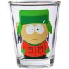 Silver Buffalo SpongeBob SquarePants Featuring Gary Poses Floral Krabby Patty 4 Pack Mini Glass Set, 1.5 Ounces(South Park Main Characters)