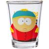 Silver Buffalo SpongeBob SquarePants Featuring Gary Poses Floral Krabby Patty 4 Pack Mini Glass Set, 1.5 Ounces(South Park Main Characters)