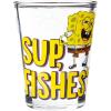 Silver Buffalo SpongeBob SquarePants Featuring Gary Poses Floral Krabby Patty 4 Pack Mini Glass Set, 1.5 Ounces(Spongebob Squarepants Quotes)