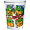 Silver Buffalo SpongeBob SquarePants Featuring Gary Poses Floral Krabby Patty 4 Pack Mini Glass Set, 1.5 Ounces(TMNT)