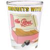Silver Buffalo SpongeBob SquarePants Featuring Gary Poses Floral Krabby Patty 4 Pack Mini Glass Set, 1.5 Ounces(Ted Lasso Quotes)