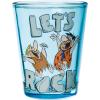 Silver Buffalo SpongeBob SquarePants Featuring Gary Poses Floral Krabby Patty 4 Pack Mini Glass Set, 1.5 Ounces(The Flintstones)