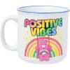 Silver Buffalo Star Trek NCC-1701 Property of The USS Enterprise Ceramic Camper Mug, 20 Ounces(Care Bears Positive Vibes)