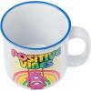 Silver Buffalo Star Trek NCC-1701 Property of The USS Enterprise Ceramic Camper Mug, 20 Ounces(Care Bears Positive Vibes)