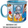 Silver Buffalo Star Trek NCC-1701 Property of The USS Enterprise Ceramic Camper Mug, 20 Ounces(Garfield Characters)