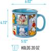 Silver Buffalo Star Trek NCC-1701 Property of The USS Enterprise Ceramic Camper Mug, 20 Ounces(Garfield Characters)