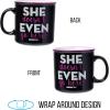 Silver Buffalo Star Trek NCC-1701 Property of The USS Enterprise Ceramic Camper Mug, 20 Ounces(Mean Girls Glitter Quote)